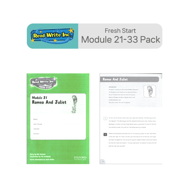 Read Write Inc. Fresh Start Module 21-33 Pack