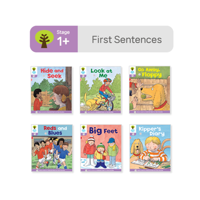 [사운드북] ORT Stage 1+ First Sentences (6권)