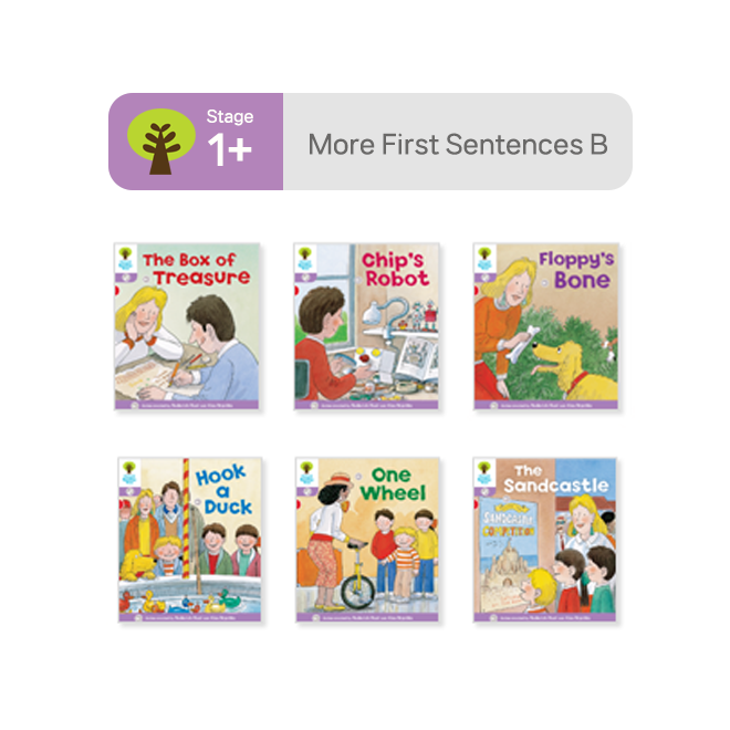 [사운드북] ORT Stage 1+ More First Sentences B (6권)