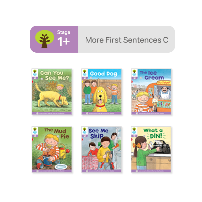 [사운드북] ORT Stage 1+ More First Sentences C (6권)
