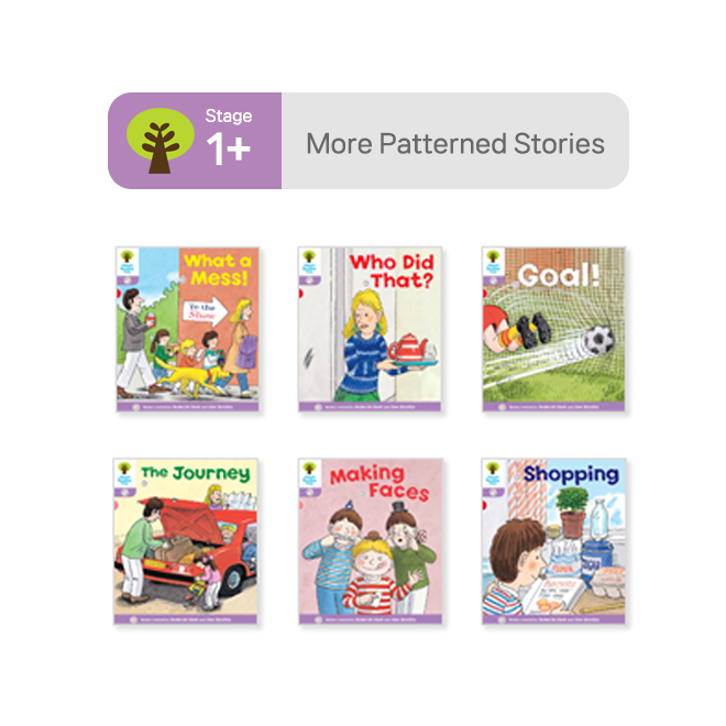 [사운드북] ORT Stage 1+ More Patterned Stories  (6권)