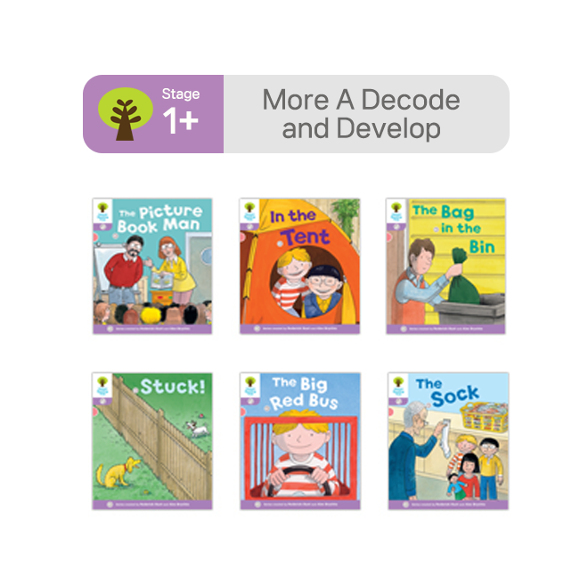 [사운드북] ORT Stage 1+ More A Decode and Develop (6권)