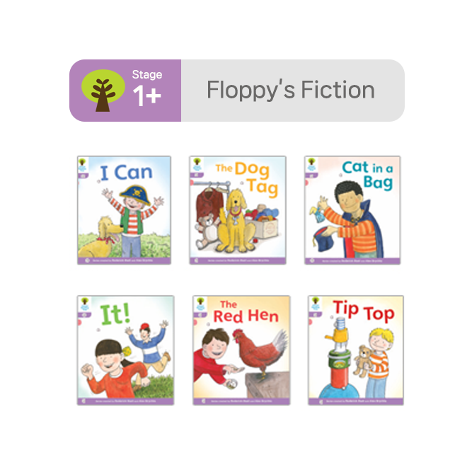 [사운드북] ORT Stage 1+ Floppy's Fiction (6권)