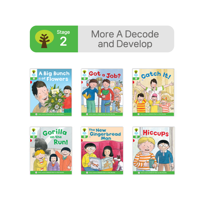 [사운드북] ORT Stage 2 More A Decode and Develop (6권)