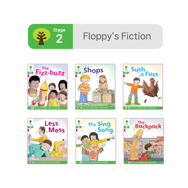 [사운드북] ORT Stage 2 Floppy's Fiction (6권)