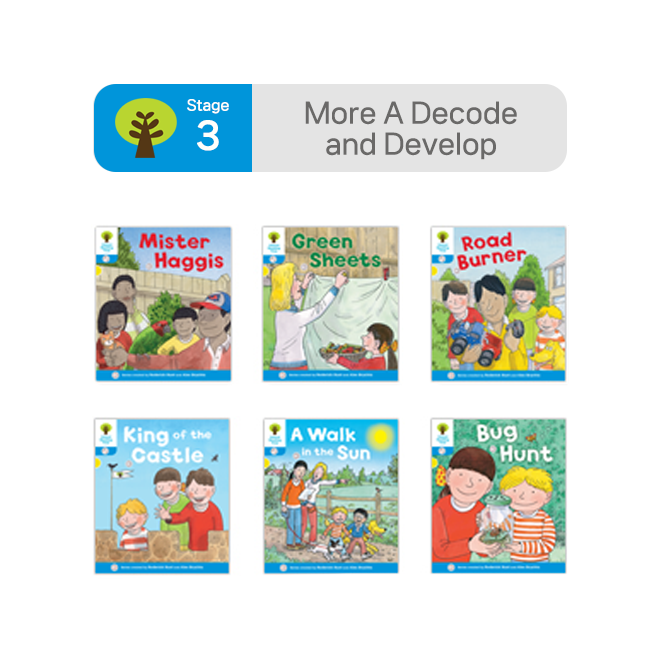 [사운드북] ORT Stage 3 More A Decode and Develop (6권)