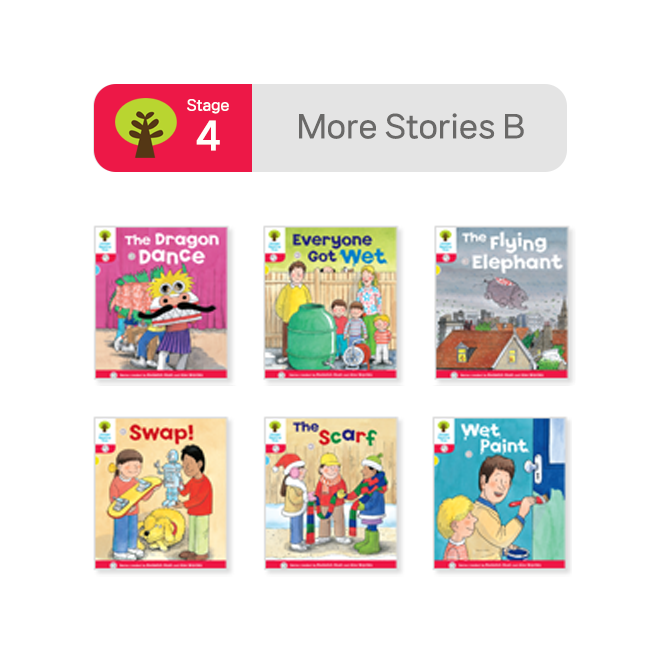 [사운드북] ORT Stage 4 More Stories B (6권)