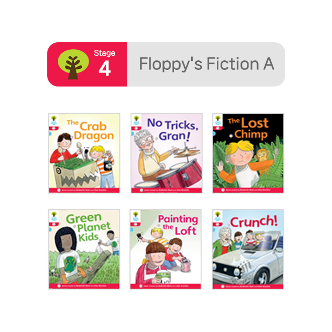 [사운드북] ORT Stage 4 Floppy's Fiction A (6권)