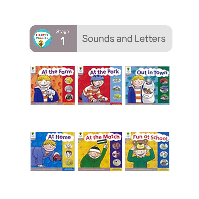 [노멀북] ORT Floppy Phonics Stage 1 Sounds and Letters (6권)