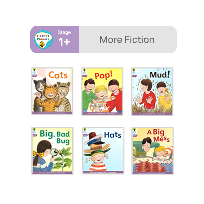 [노멀북] ORT Floppy Phonics Stage 1+ More Fiction (6권)