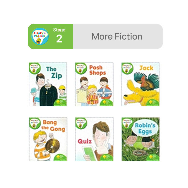 [노멀북] ORT Floppy Phonics Stage 2 More Fiction (6권)