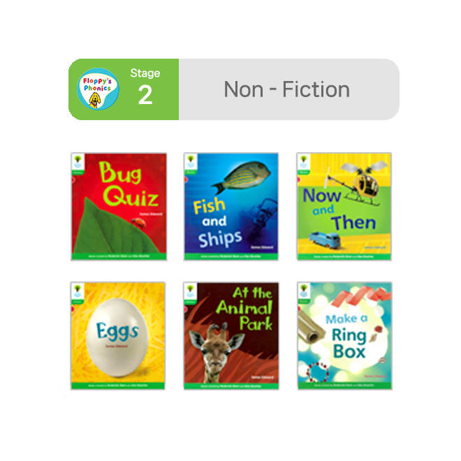 [노멀북] ORT Floppy Phonics Stage 2 Non-Fiction (6권)
