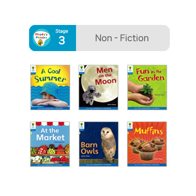 [노멀북] ORT Floppy Phonics Stage 3 Non-Fiction (6권)