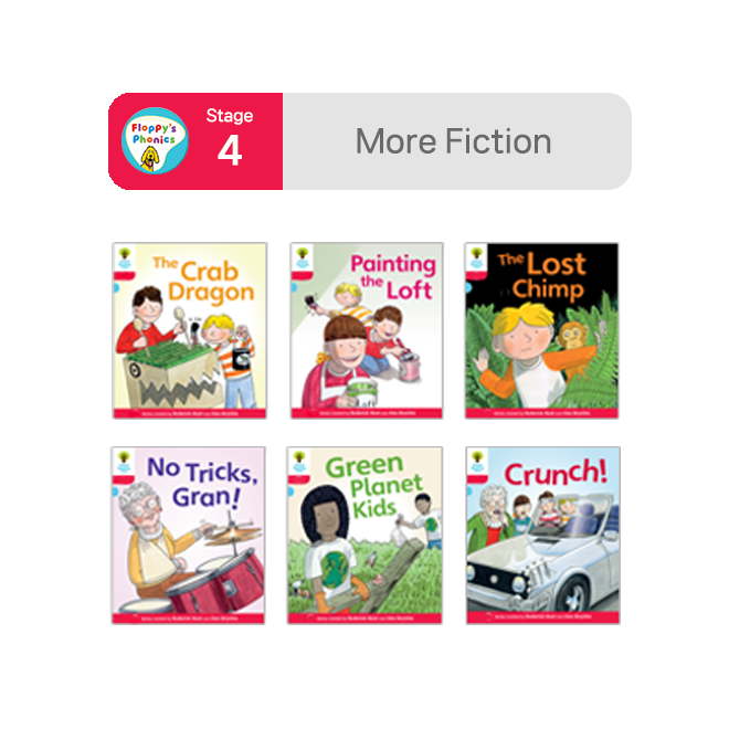 [노멀북] ORT Floppy Phonics Stage 4 More Fiction (6권)