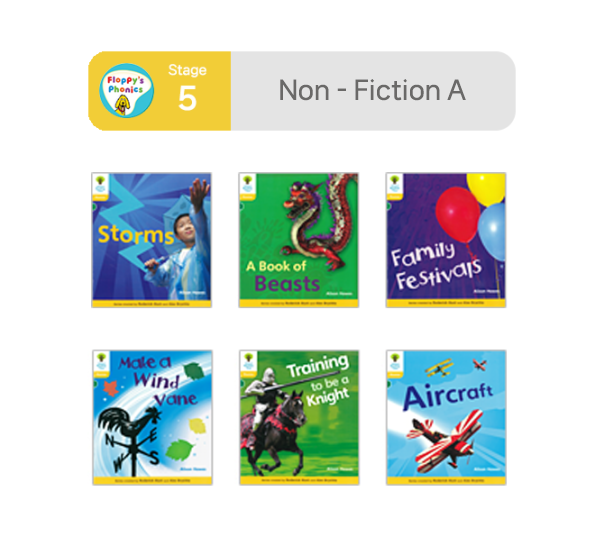[노멀북] ORT Floppy Phonics Stage 5 Non-Fiction A (6권)