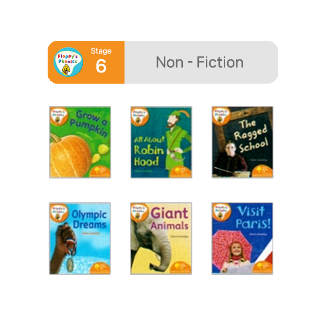[노멀북] ORT Floppy Phonics Stage 6 Non-Fiction (6권)