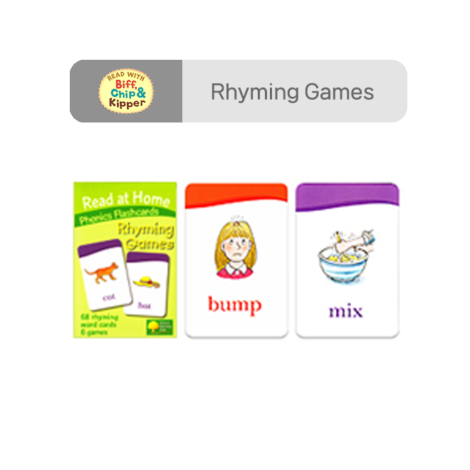 ORT Read at Home Flashcards (Rhyming Games)