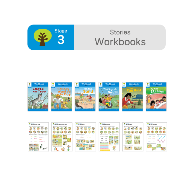 ORT BCK Workbooks - Stage 3 Stories (6권 + 스티커 7장)