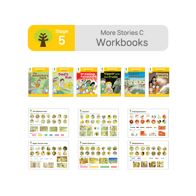 ORT BCK Workbooks - Stage 5 More Stories C (6권 + 스티커 7장)