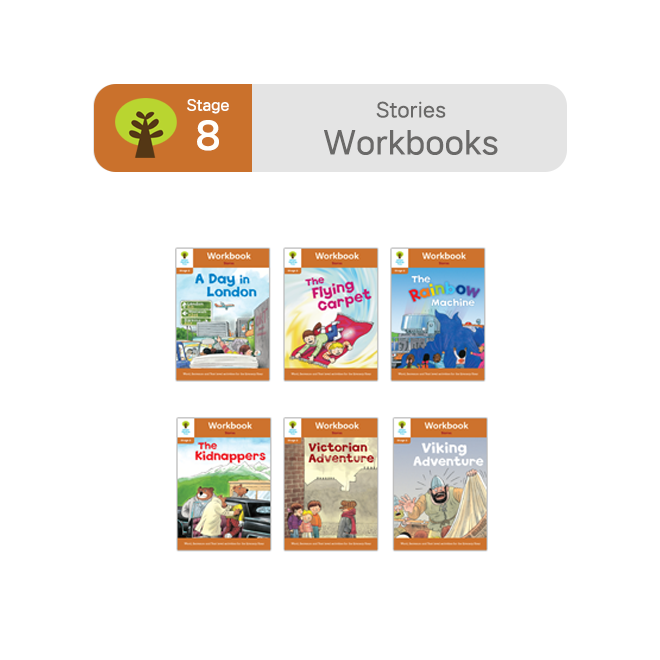 ORT BCK Workbooks - Stage 8 Stories (6권)