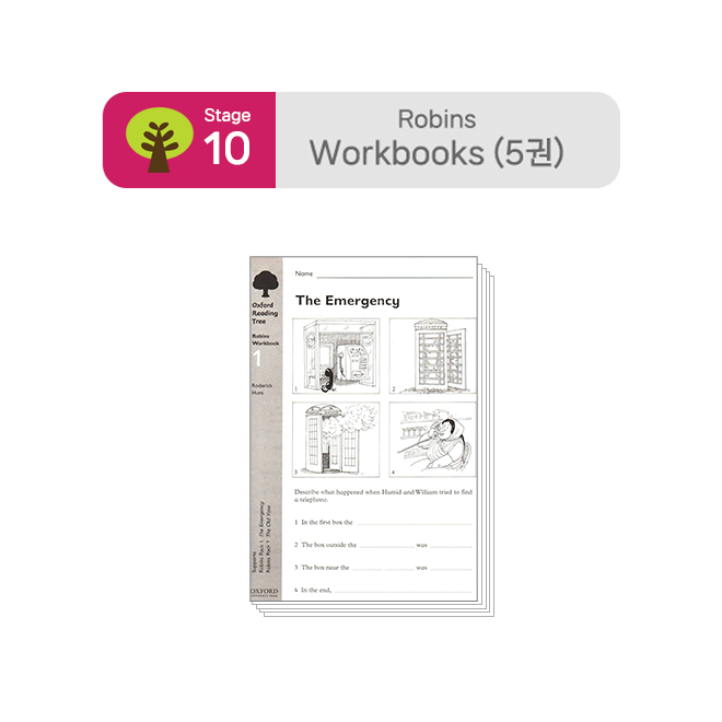 ORT Stage 10 Robins Workbooks (5권)