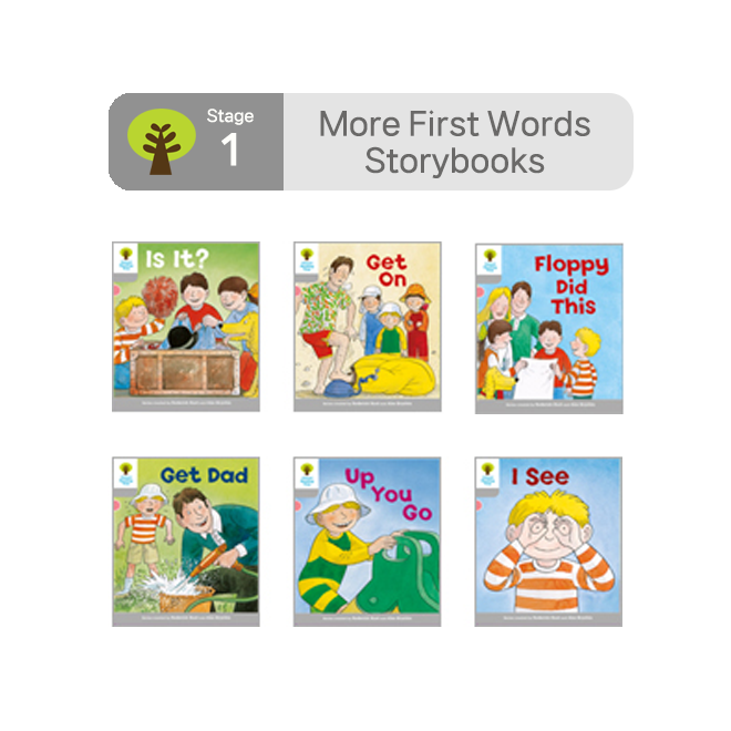 [노멀북] ORT Stage 1 More First Words Storybooks (6권)