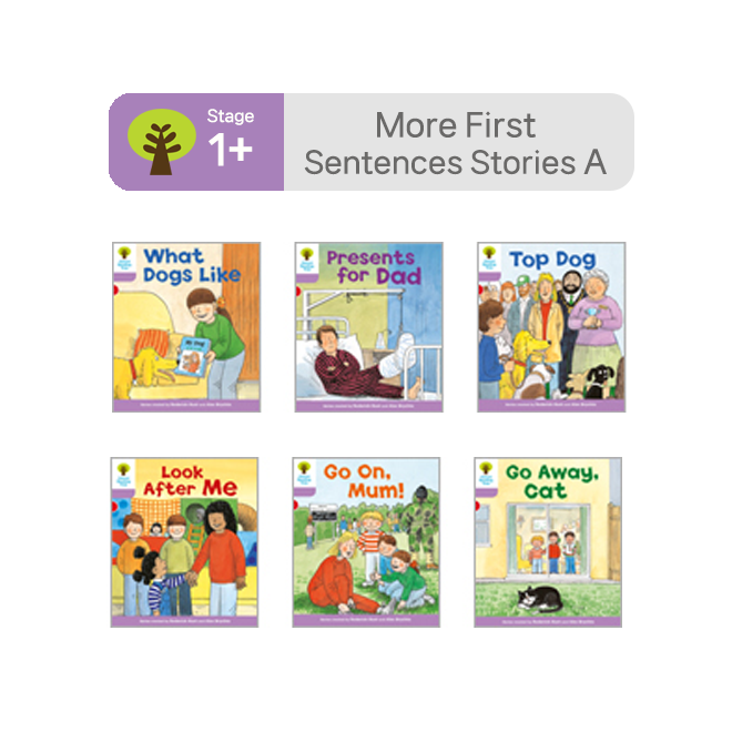 [노멀북] ORT Stage 1+ More First Sentences A (6권)