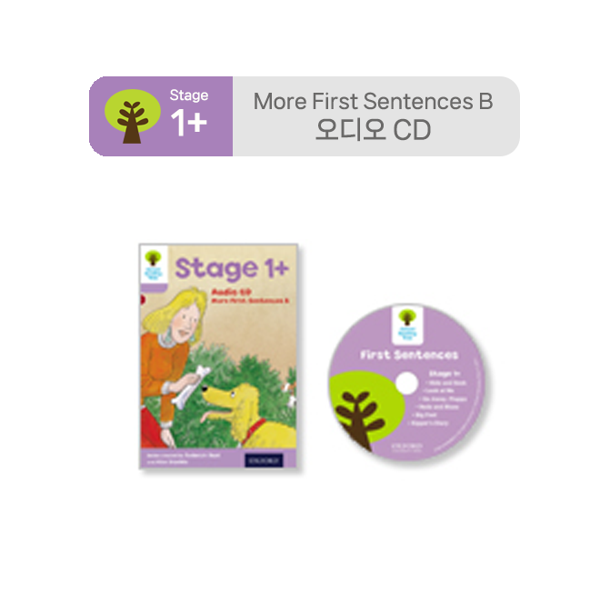 ORT Stage 1+ More First Sentences B : Audio CD (미국발음) (1장)