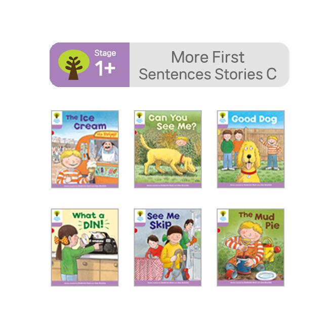 [노멀북] ORT Stage 1+ More First Sentences C (6권)