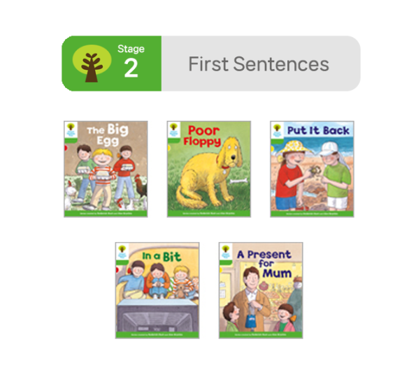 [노멀북] ORT Stage 2 First Sentences (5권)