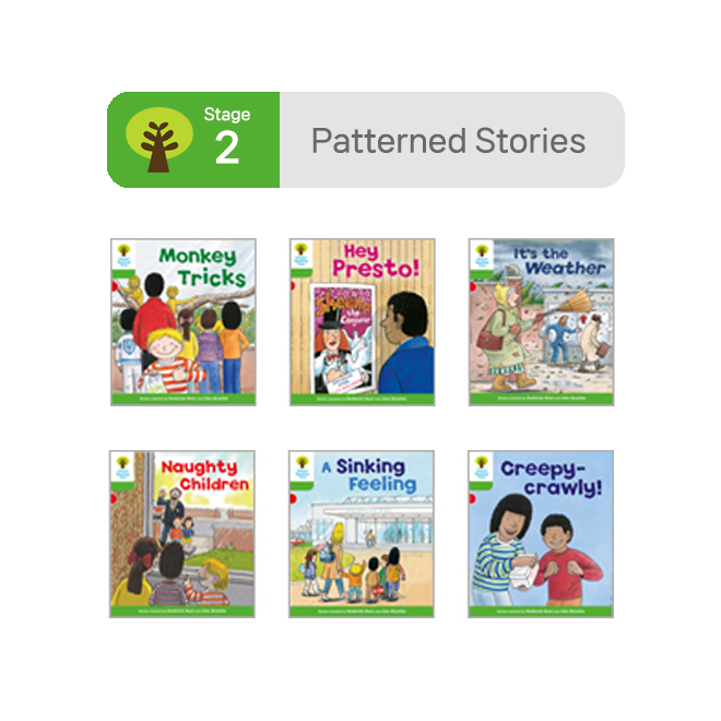 [노멀북] ORT Stage 2 Patterned Stories (6권)