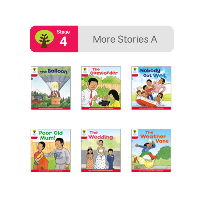[노멀북] ORT Stage 4 More Stories Pack  A (6권)