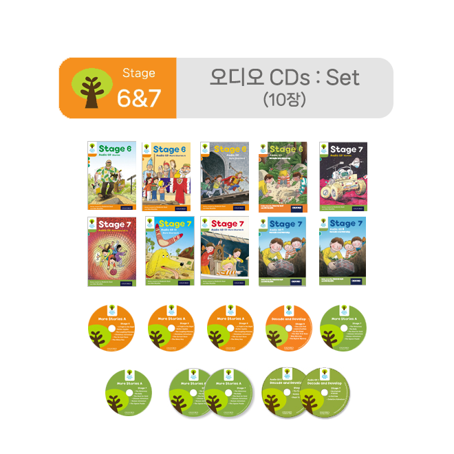 ORT Stage 6&7 Audio CDs(American Voice) : Set (10장)