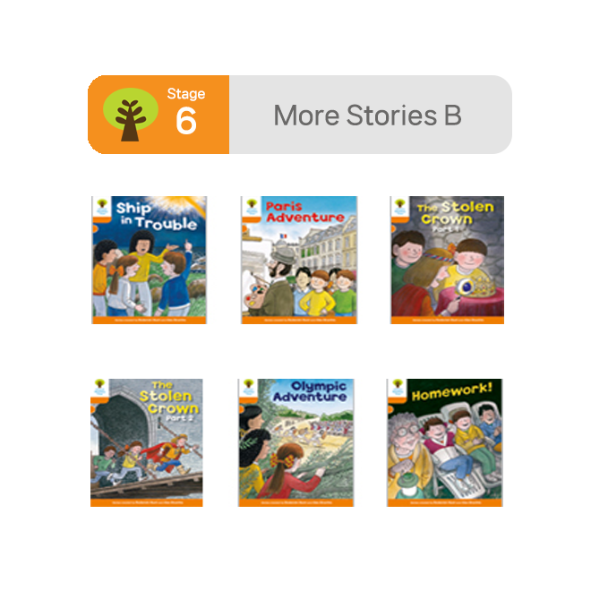 [노멀북] ORT Stage 6 More Stories Pack B (6권)
