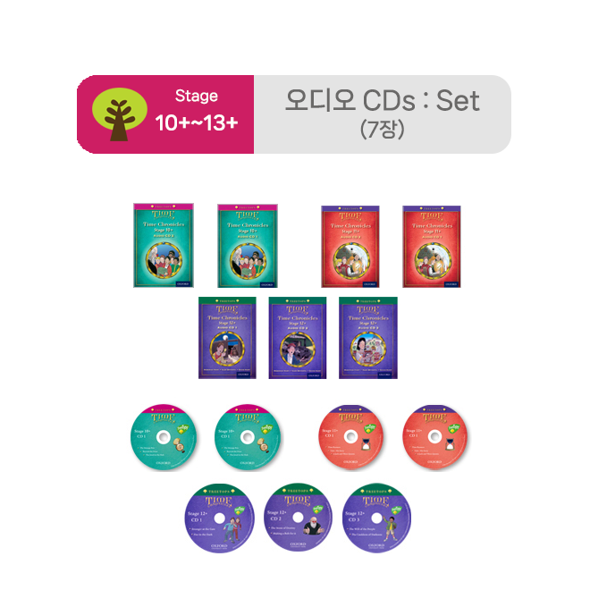 ORT Stage 10+ ~ 13+ Audio CDs(American Voice) : Set (7장)