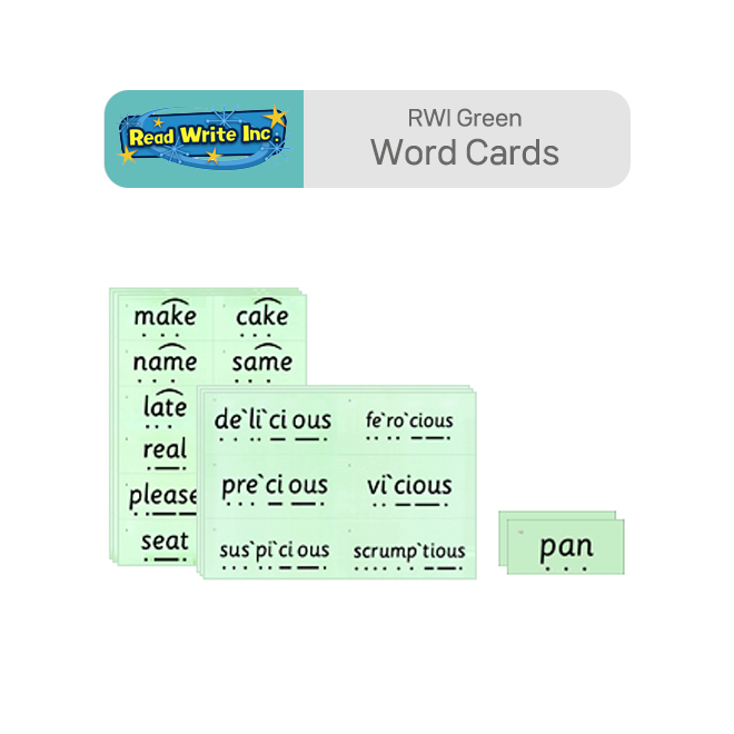 RWI Green Word Cards