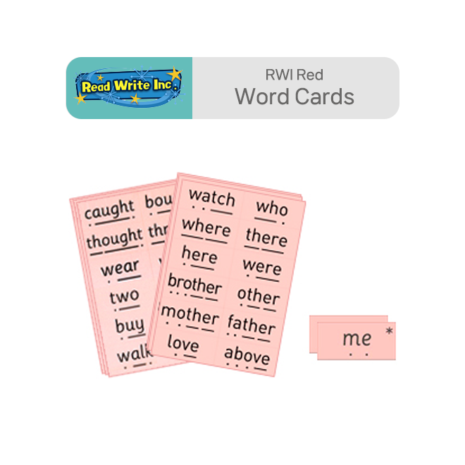 RWI Red Word Cards