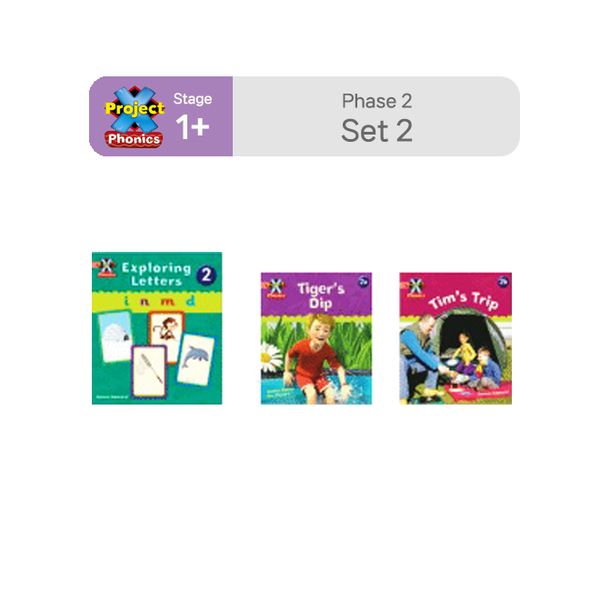 Project X Phonics - Letters and Sounds Phase 2 Set 2