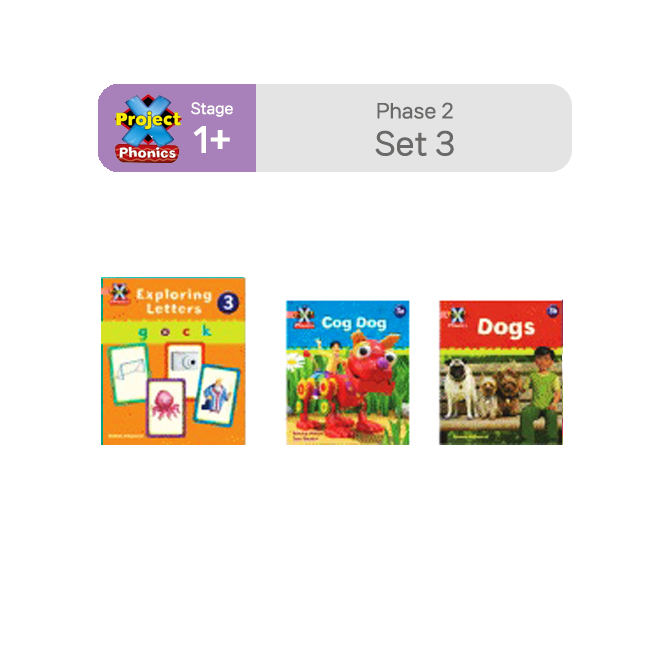 Project X Phonics - Letters and Sounds Phase 2 Set 3
