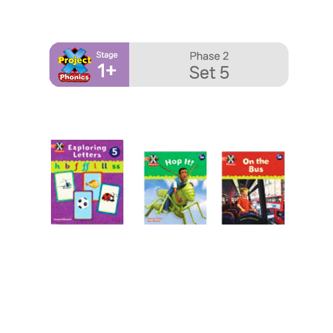 Project X Phonics - Letters and Sounds Phase 2 Set 5