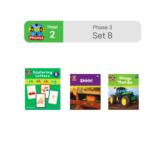Project X Phonics - Letters and Sounds Phase 3 Set 8