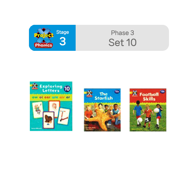 Project X Phonics - Letters and Sounds Phase 3 Set 10