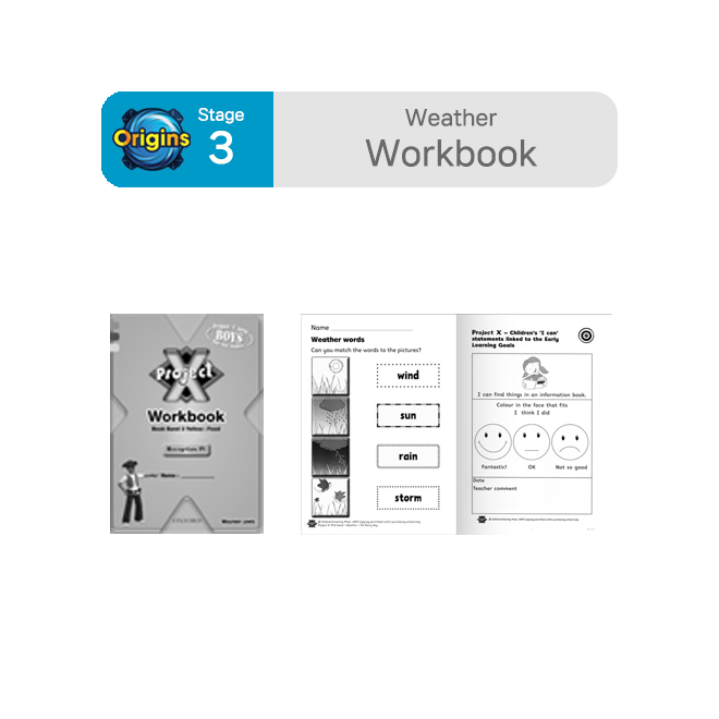 Project X - Stage 3 Weather : Workbook