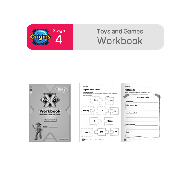 Project X - Stage 4 Toys and Games : Workbook