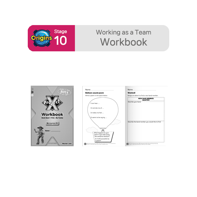 Project X - Stage 10 Working as a Team : Workbook