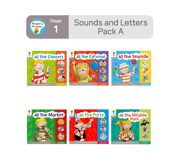 [노멀북] ORT Floppy Phonics Stage 1 Sounds and Letters Pack A (6권)