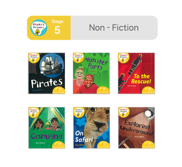 [노멀북] ORT Floppy Phonics Stage 5 Non-Fiction (6권)