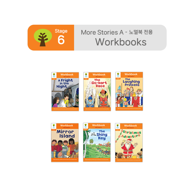 ORT BCK Workbooks - Stage 6 More Stories A (6권) - 노멀북 전용